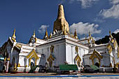 Inle Lake. Myanmar. The Sulamuni Paya at Taunggyi, a replica of the Ananda temple of Bagan. 